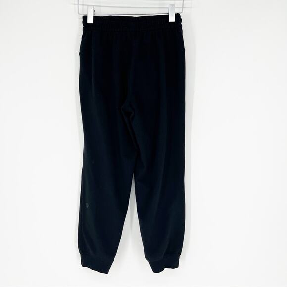 Lululemon Soft Jersey Classic Mid Rise Cropped Joggers 0 Black - Picture 3 of 7